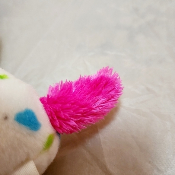 TY Harmonie White Rainbow Spotted Unicorn Plush Stuffed Animal Sparkle Eyes EUC - Picture 8 of 11